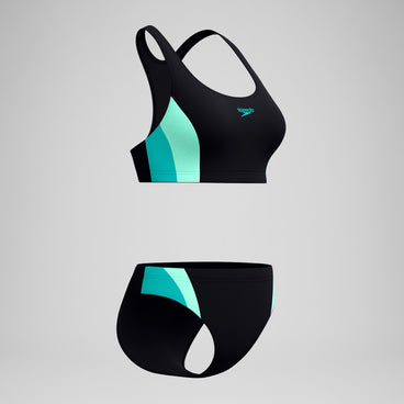 Women's Colourblock Splice 2.0 Bikini Black/Blue