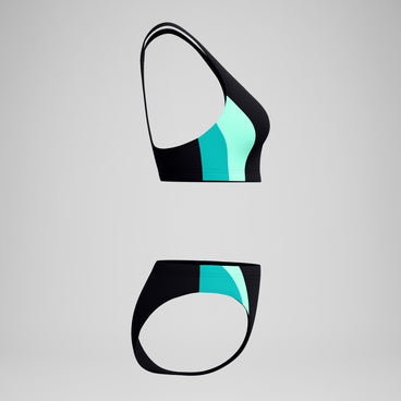 Women's Colourblock Splice 2.0 Bikini Black/Blue