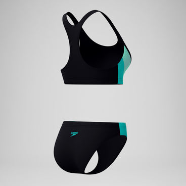 Women's Colourblock Splice 2.0 Bikini Black/Blue