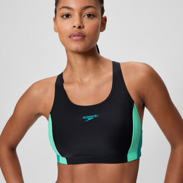 Women's Colourblock Splice 2.0 Bikini Black/Blue