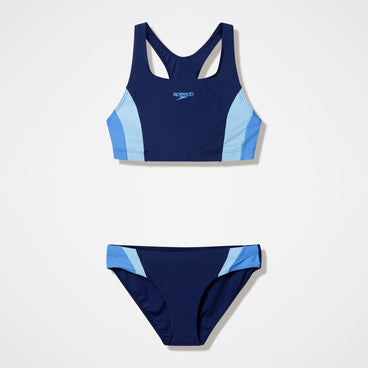 Women's Colourblock Bikini Set Navy/Blue