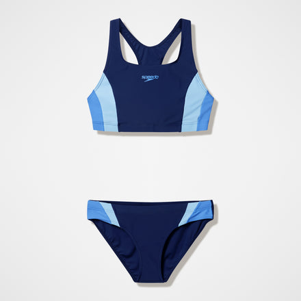 Women's Colourblock Bikini Set Navy/Blue