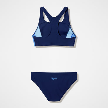 Women's Colourblock Bikini Set Navy/Blue