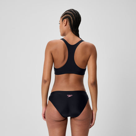 Women's Colourblock Splice 2.0 Bikini Black/Aqua/Red