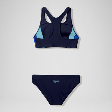 Women's Colourblock Splice 2.0 Bikini Black/Aqua/Green