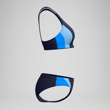 Women's Colourblock Splice 2.0 Bikini Set Navy/Blue