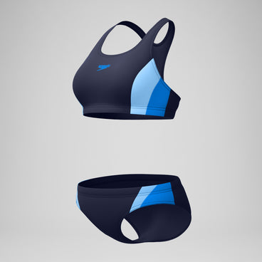 Women's Colourblock Splice 2.0 Bikini Set Navy/Blue