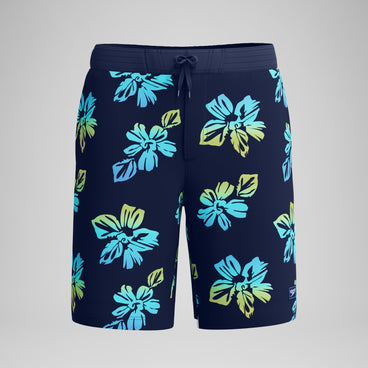 Men's Print Bondi Swim Shorts Navy/Yellow
