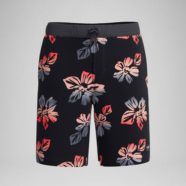 Men's Print Bondi Swim Shorts Black/Peach