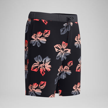 Men's Print Bondi Swim Shorts Black/Peach