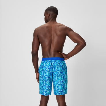 Men's Print Bondi Swim Shorts Deep Blue