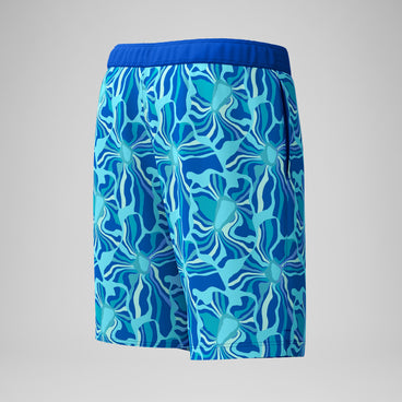 Men's Print Bondi Swim Shorts Deep Blue