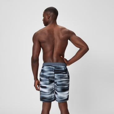 Men's Print Bondi Swim Shorts Black/Grey