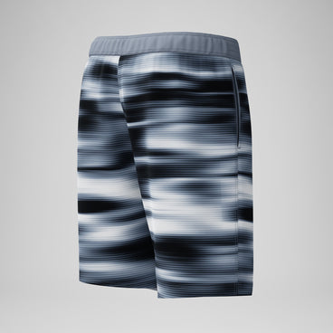 Men's Print Bondi Swim Shorts Black/Grey