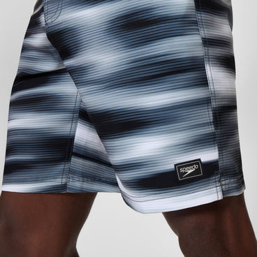 Men's Print Bondi Swim Shorts Black/Grey