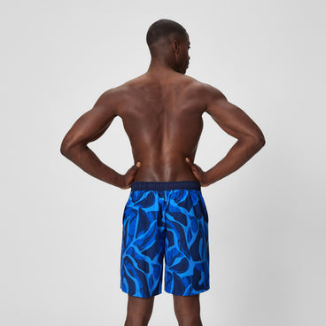 Men's Print Bondi Swim Shorts Navy/Blue