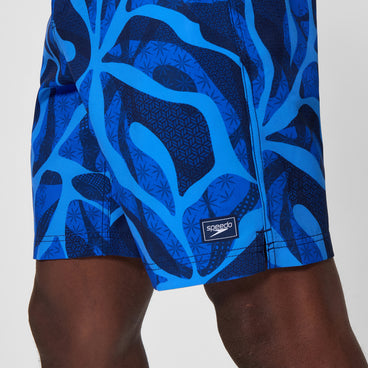 Men's Print Bondi Swim Shorts Navy/Blue