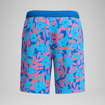 Men's Printed Bondi Swim Shorts Blue/Pink