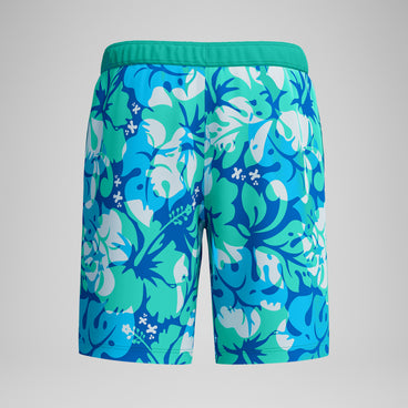 Men's Printed Bondi Swim Shorts Turquoise/Blue