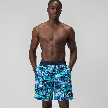 Men's Printed Bondi Swim Shorts Blue