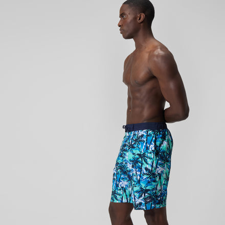 Men's Printed Bondi Swim Shorts Blue