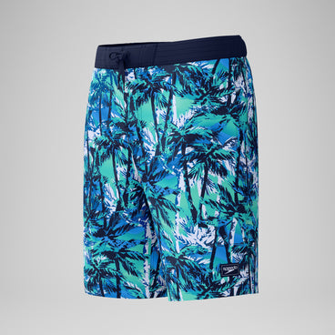 Men's Printed Bondi Swim Shorts Blue