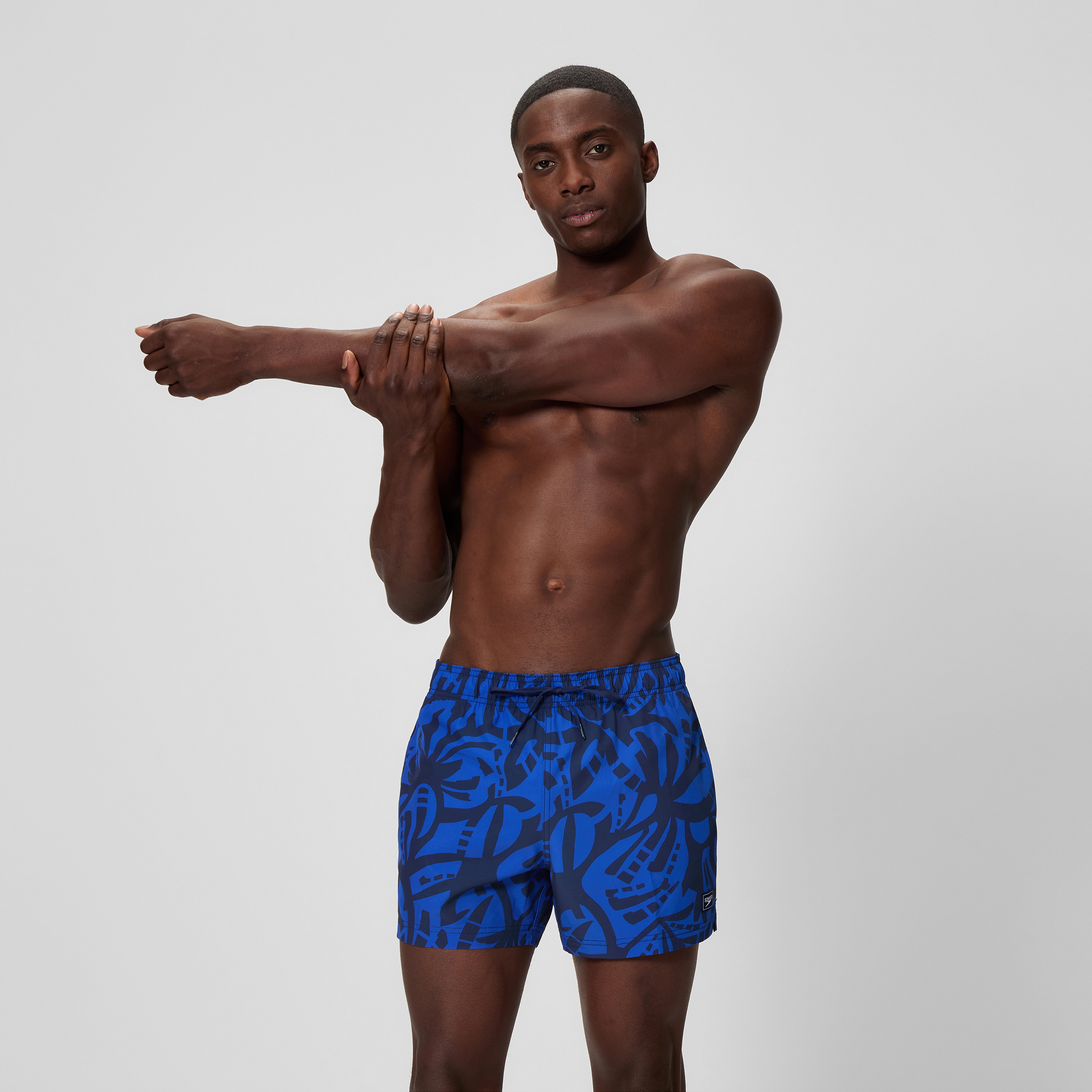 Men's Redondo Edge Printed Swim Shorts Navy/Blue | Speedo