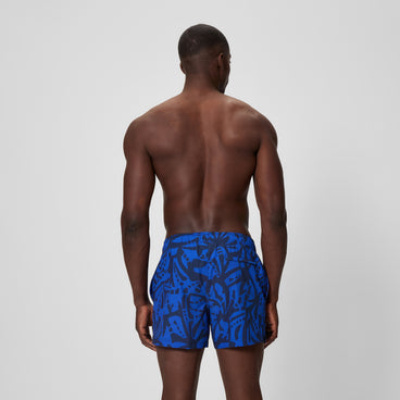 Men's Redondo Edge Printed Swim Shorts Navy/Blue
