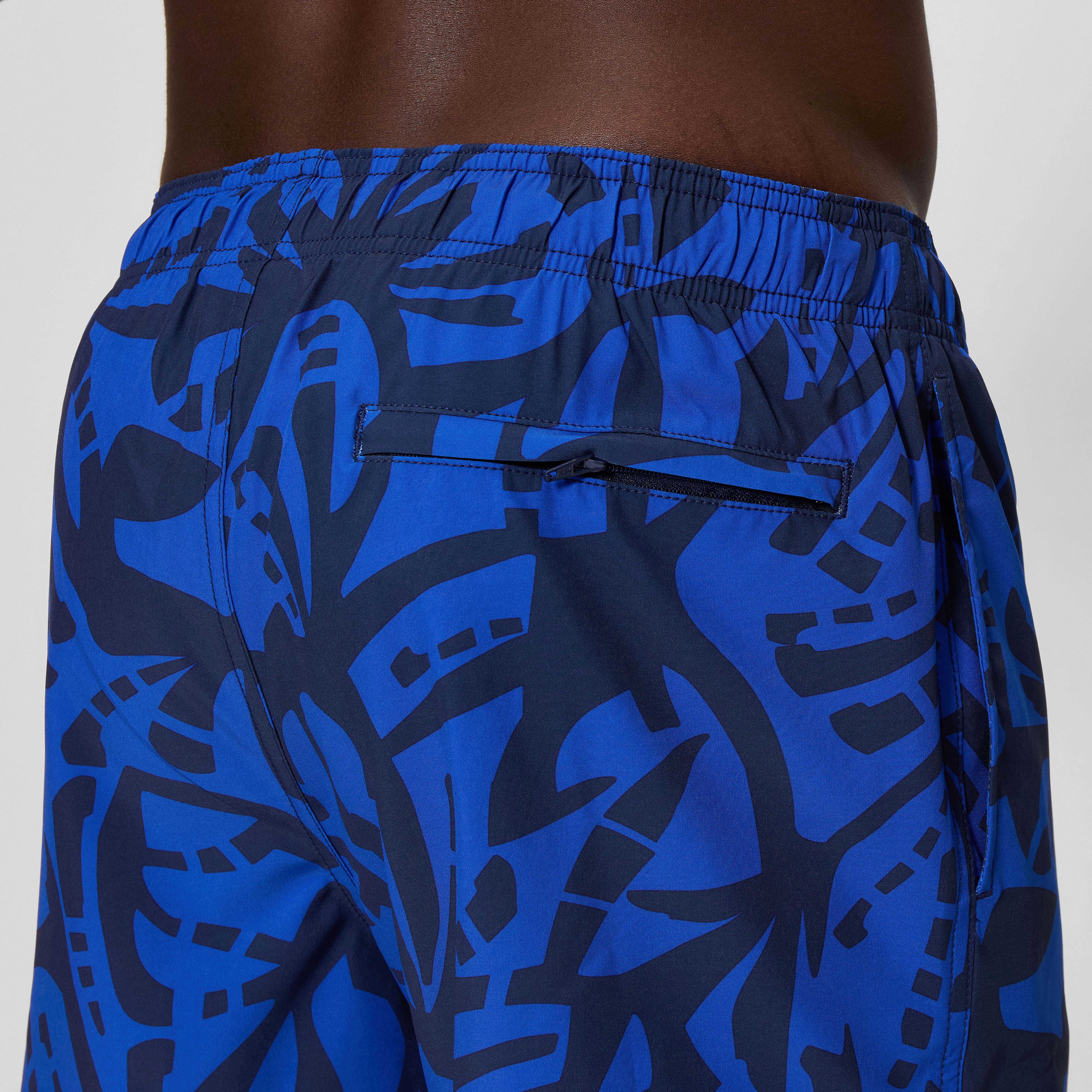 Men's Redondo Edge Printed Swim Shorts Navy/Blue | Speedo