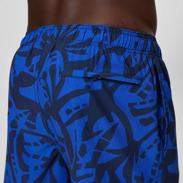 Men's Redondo Edge Printed Swim Shorts Navy/Blue