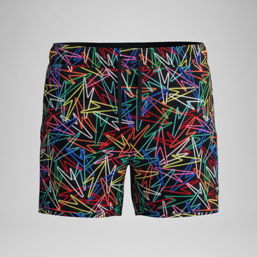 Men's Print Redondo Edge Swim Shorts Black/Red