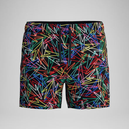 Men's Print Redondo Edge Swim Shorts Black/Red