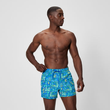 Men's Print Redondo Edge Swim Shorts Blue/Blue