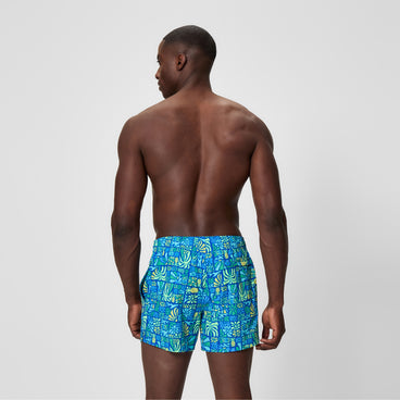 Men's Print Redondo Edge Swim Shorts Blue/Blue
