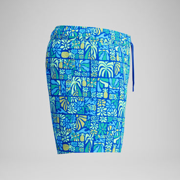 Men's Print Redondo Edge Swim Shorts Blue/Blue