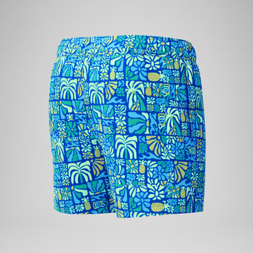Men's Print Redondo Edge Swim Shorts Blue/Blue