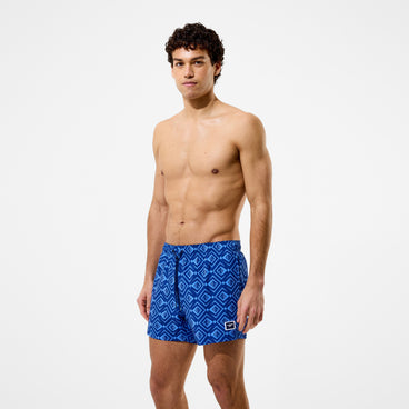 Men's Redondo Edge Printed Swim Shorts Navy