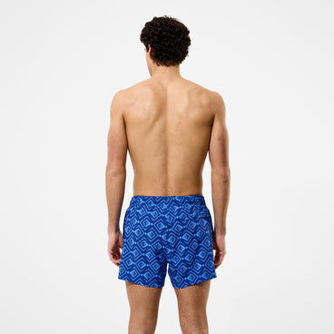 Men's Redondo Edge Printed Swim Shorts Navy