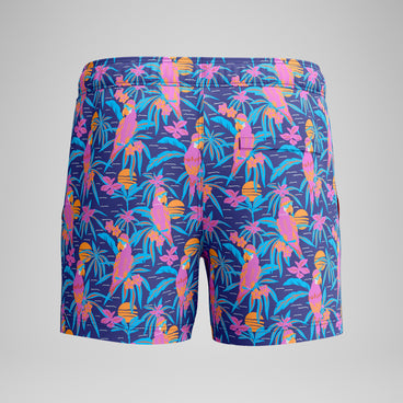 Men's Print Rondo Edge Volley Swim Trunks Blue
