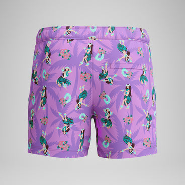 Men's Printed Redondo Edge Swim Shorts Pink
