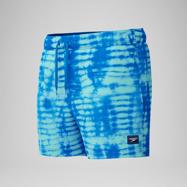 Men's Redondo Edge Printed Swim Shorts Blue