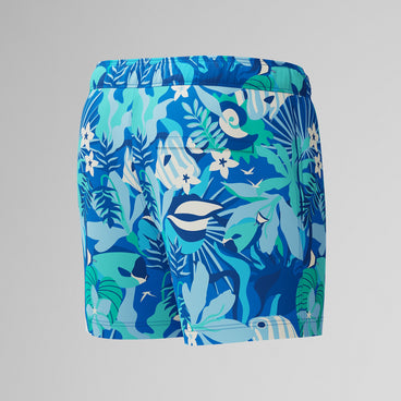 Men's Redondo Edge Printed Swim Trunks Blue