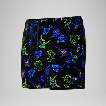 Men's Redondo Edge Printed Swim Trunks Navy