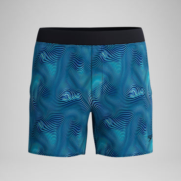 Men's Print Lookout Swim Shorts Black/Navy