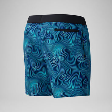 Men's Print Lookout Swim Shorts Black/Navy