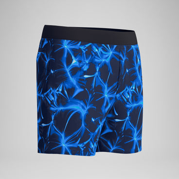 Men's Print Lookout Swim Shorts Black/Blue