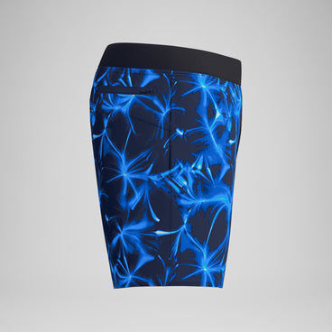 Men's Print Lookout Swim Shorts Black/Blue