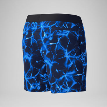 Men's Print Lookout Swim Shorts Black/Blue