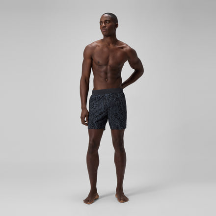 Men's Lookout Printed Swim Shorts Black
