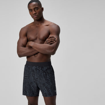 Men's Lookout Printed Swim Shorts Black